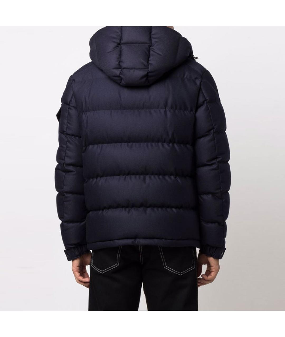 MONCLER Синий пуховик, фото 5