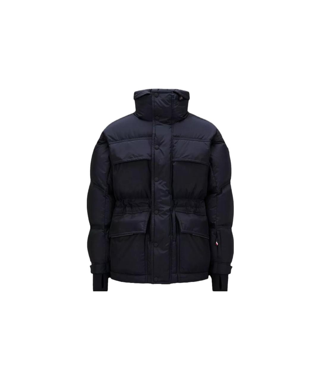 MONCLER Темно-синий пуховик, фото 1