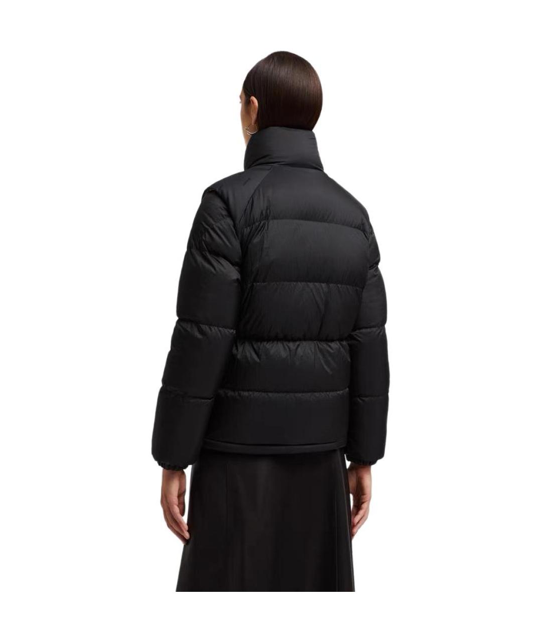 MONCLER Черный пуховик, фото 4
