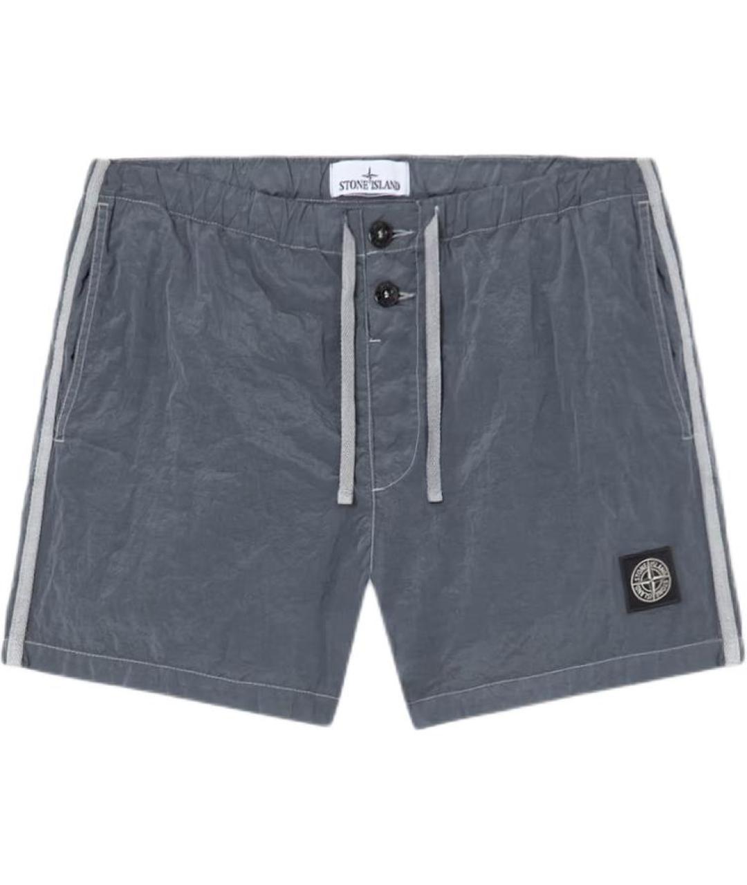 STONE ISLAND Серые плавки, фото 1
