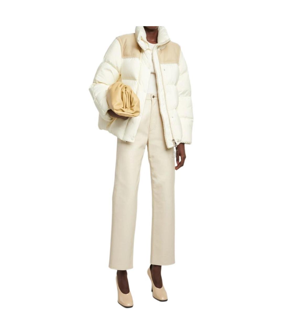 MONCLER Белый пуховик, фото 2