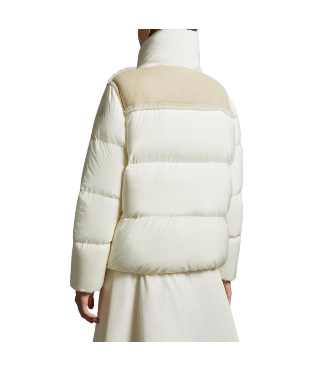 MONCLER Белый пуховик, фото 5
