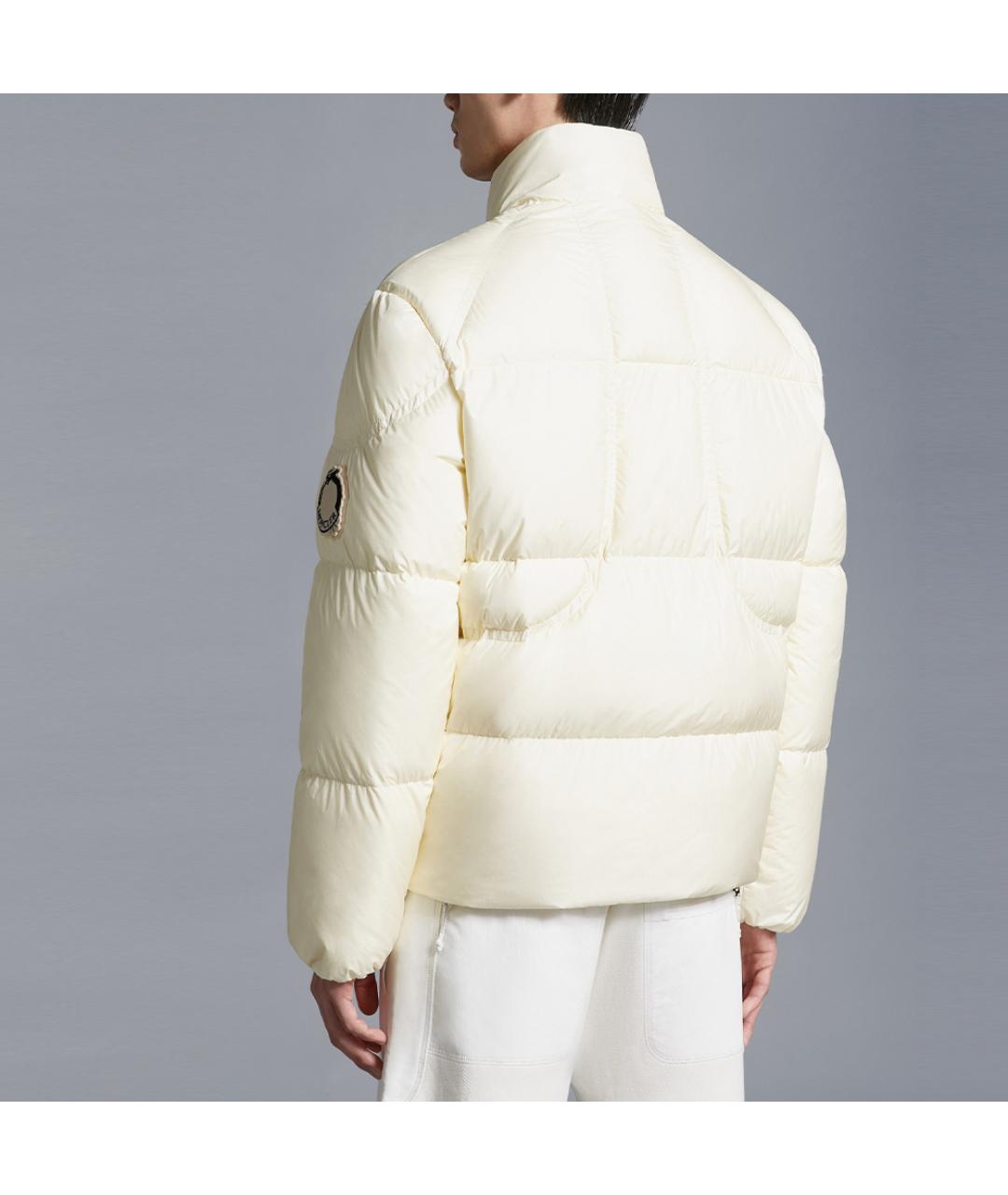 MONCLER Белый пуховик, фото 3