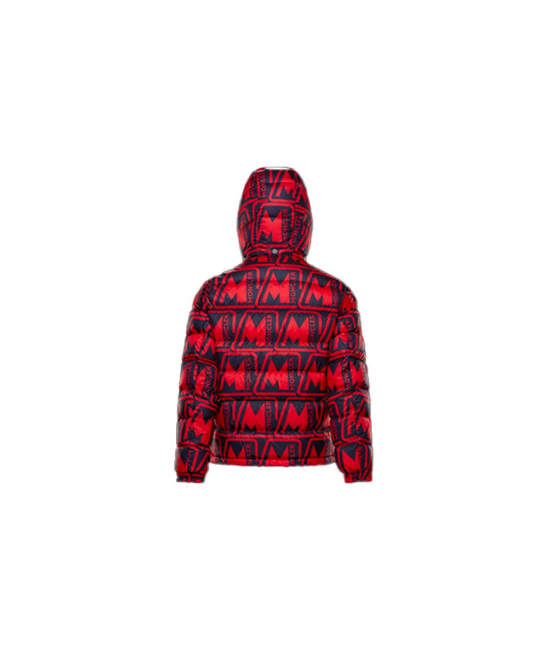 MONCLER Красный пуховик, фото 2