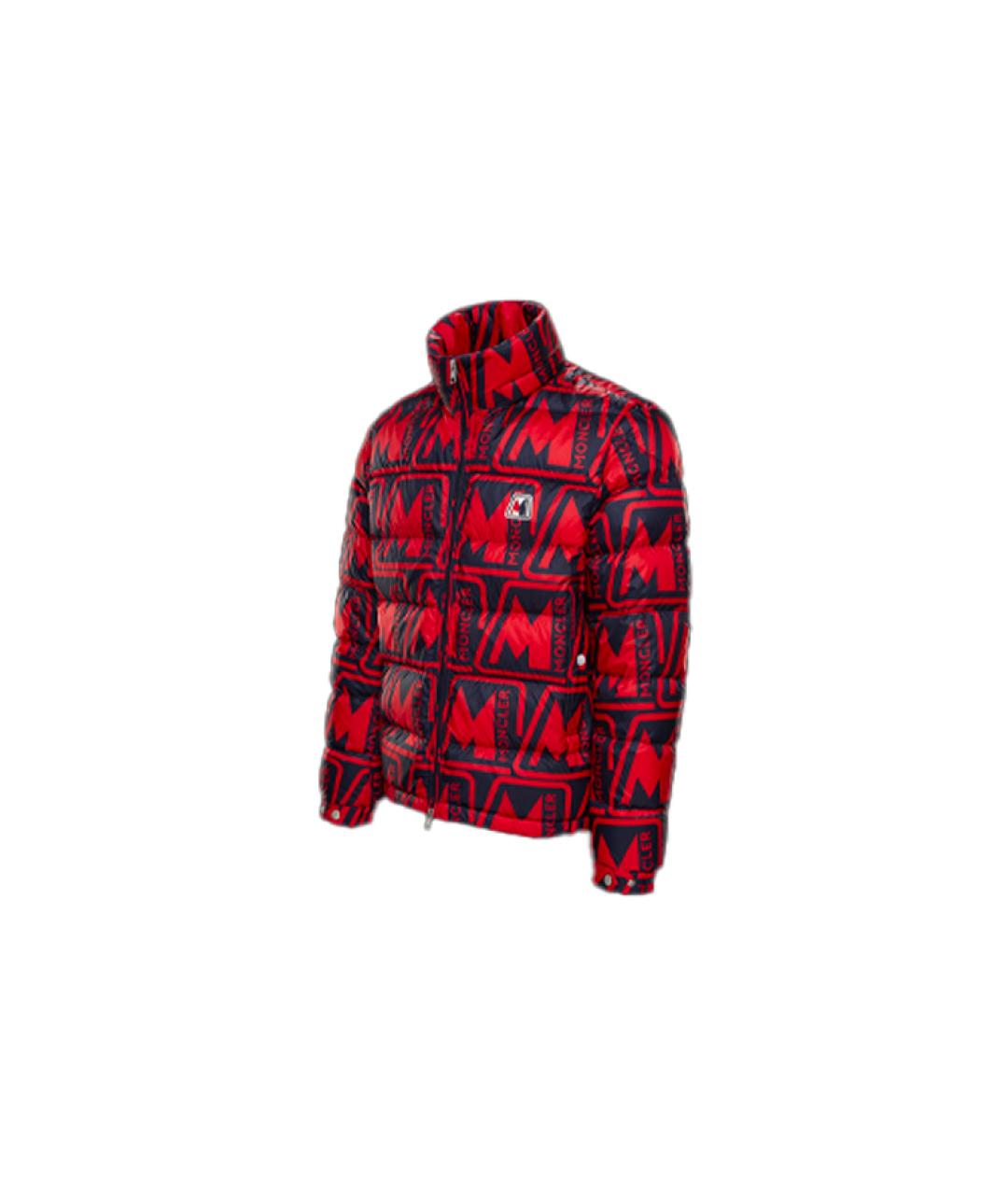 MONCLER Красный пуховик, фото 3