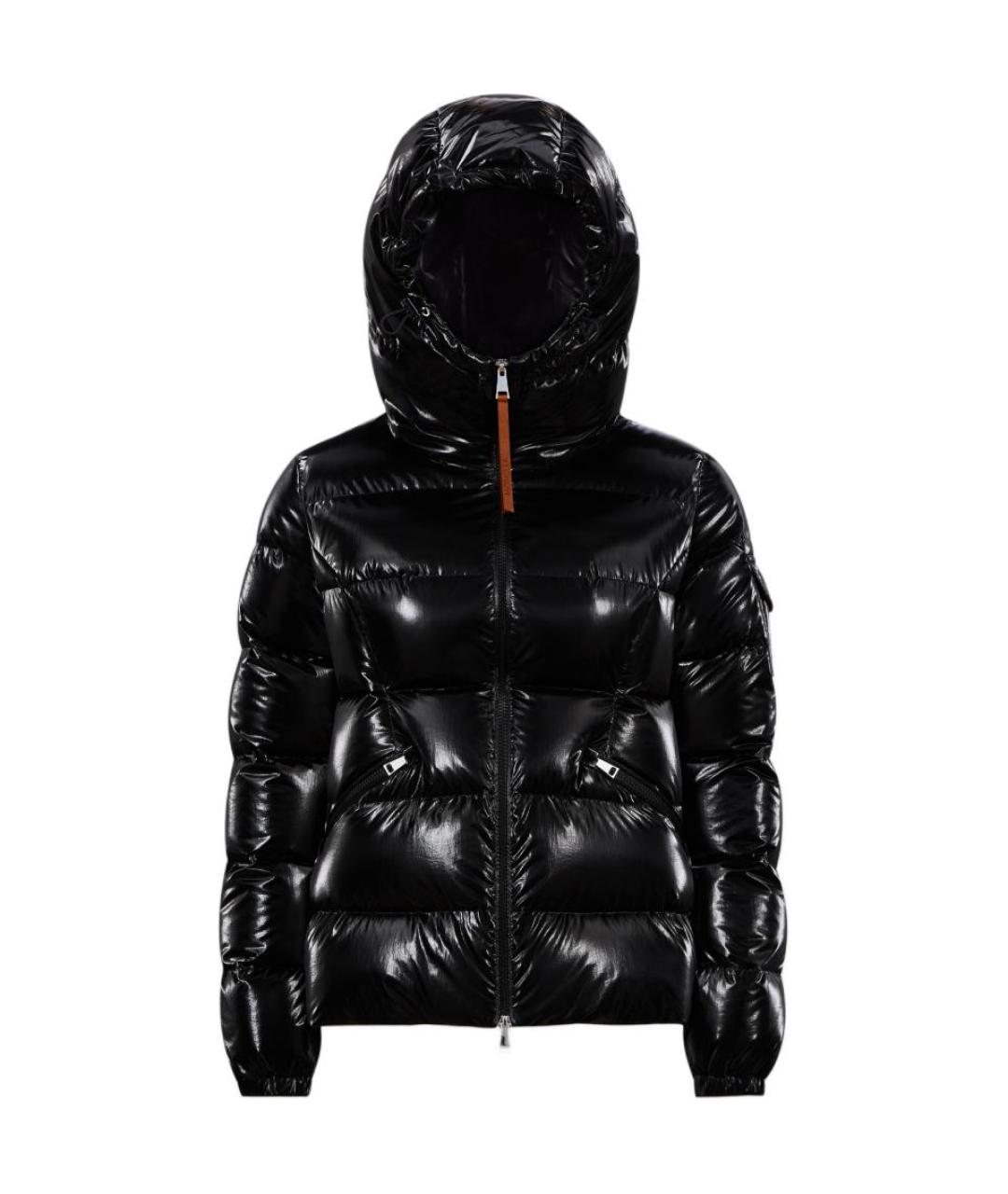 MONCLER Черный пуховик, фото 1