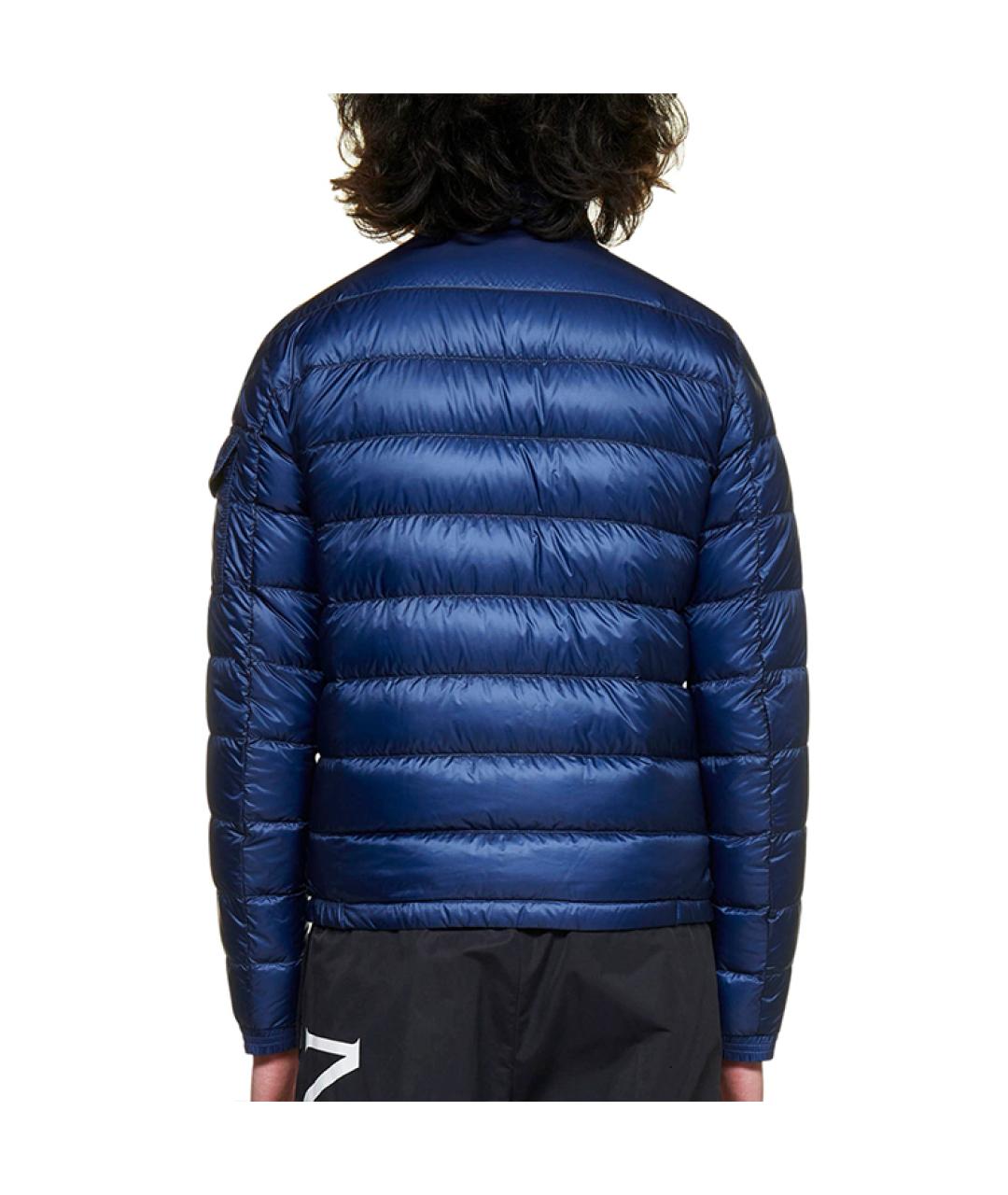 MONCLER Синий пуховик, фото 3