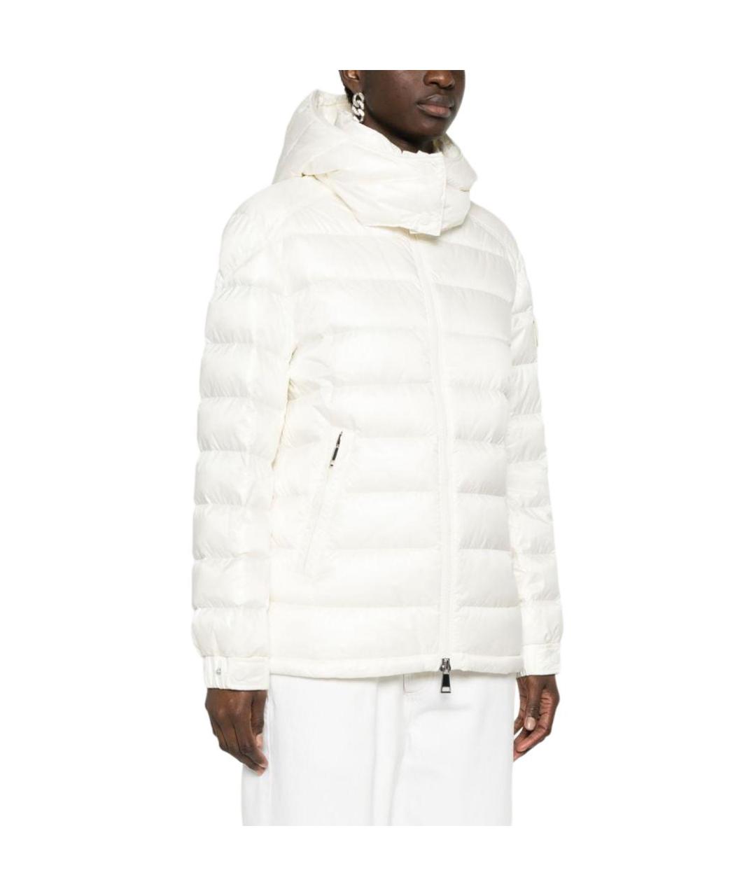 MONCLER Белый пуховик, фото 4