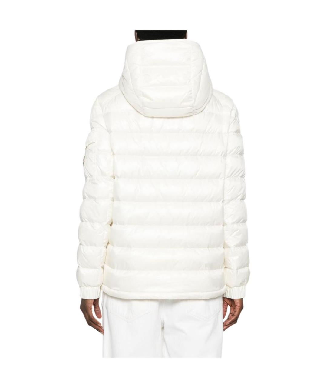 MONCLER Белый пуховик, фото 5