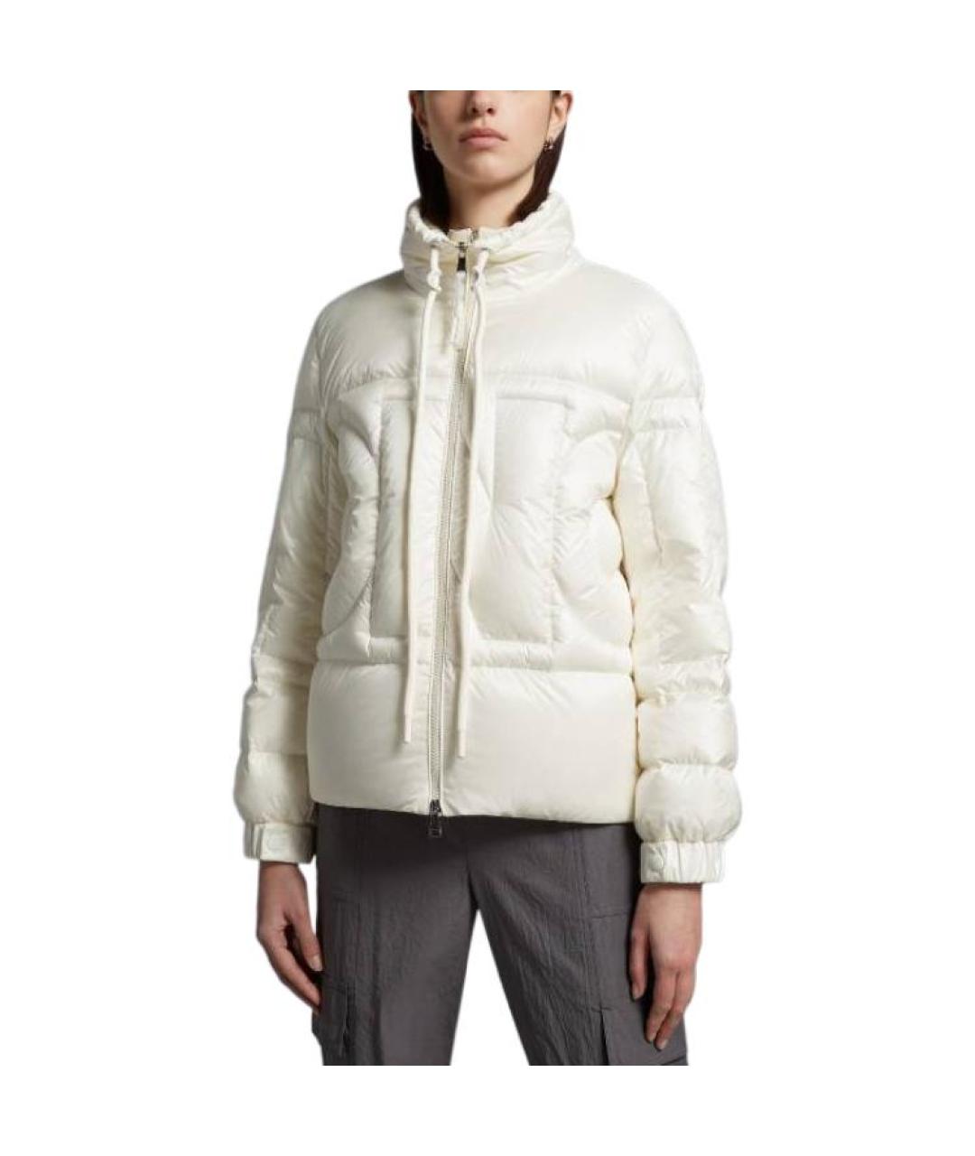 MONCLER Белый пуховик, фото 3