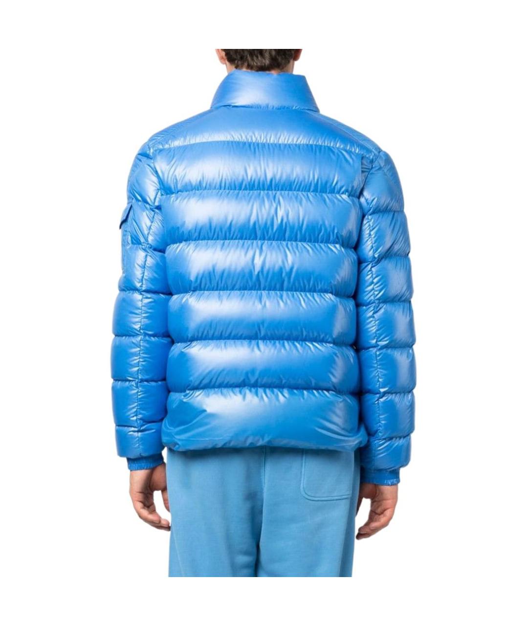 MONCLER Синий пуховик, фото 5