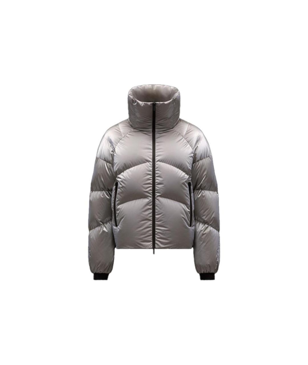 MONCLER Серебрянный пуховик, фото 1