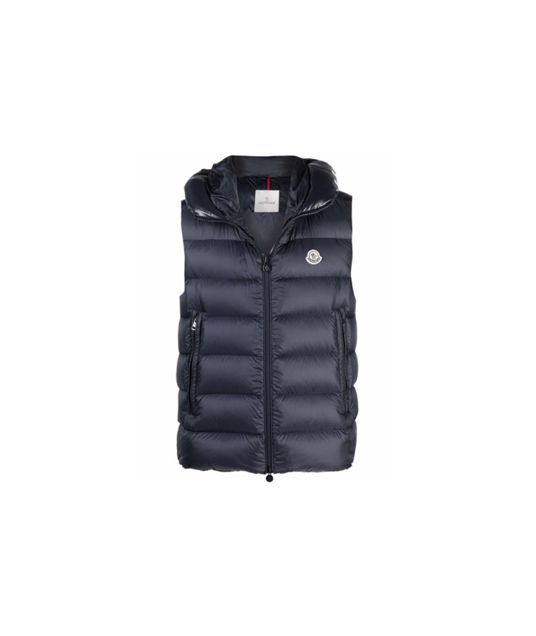MONCLER Синий жилет, фото 1