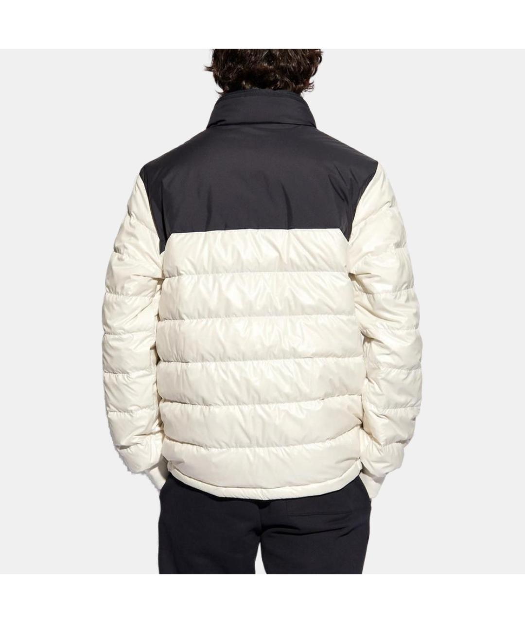 MONCLER Белая полиамидовая куртка, фото 5