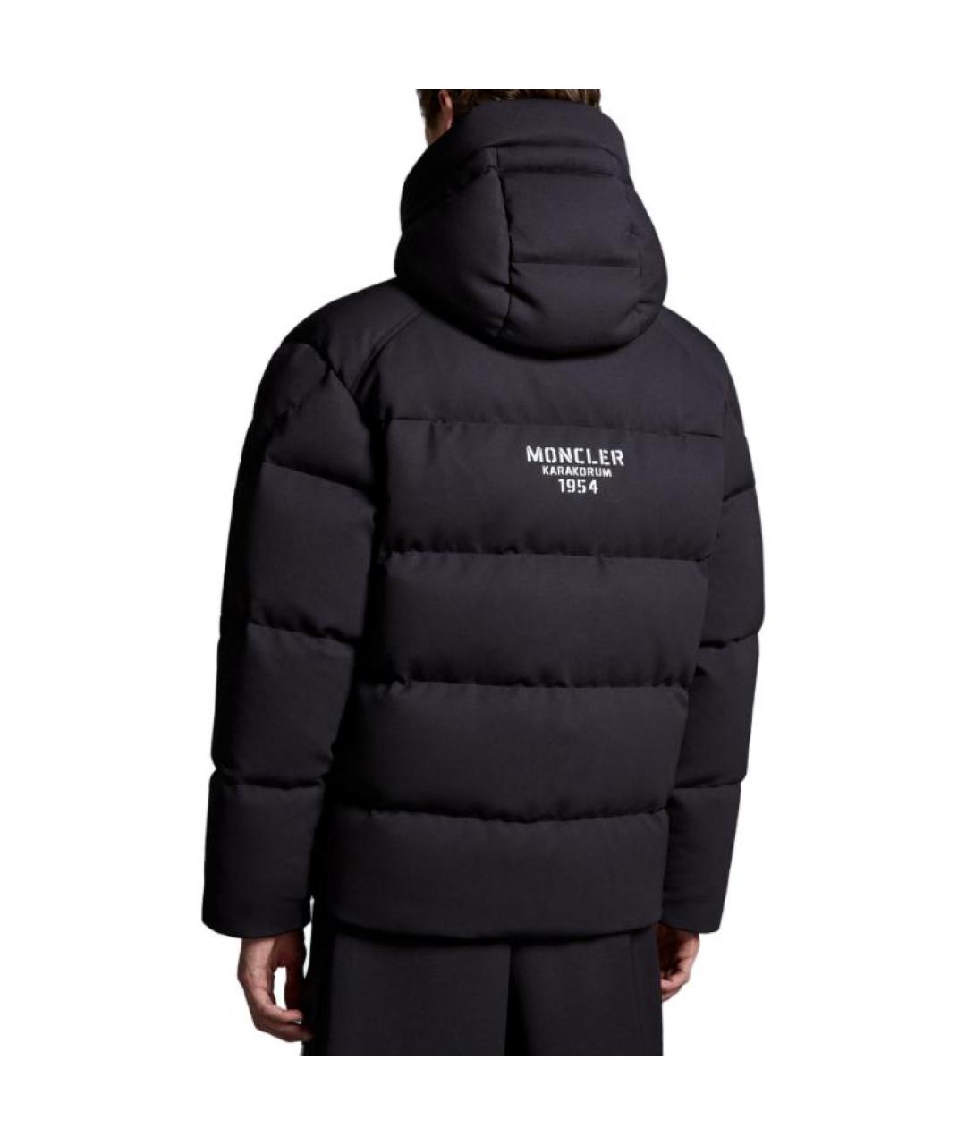 MONCLER Черная полиамидовая куртка, фото 3