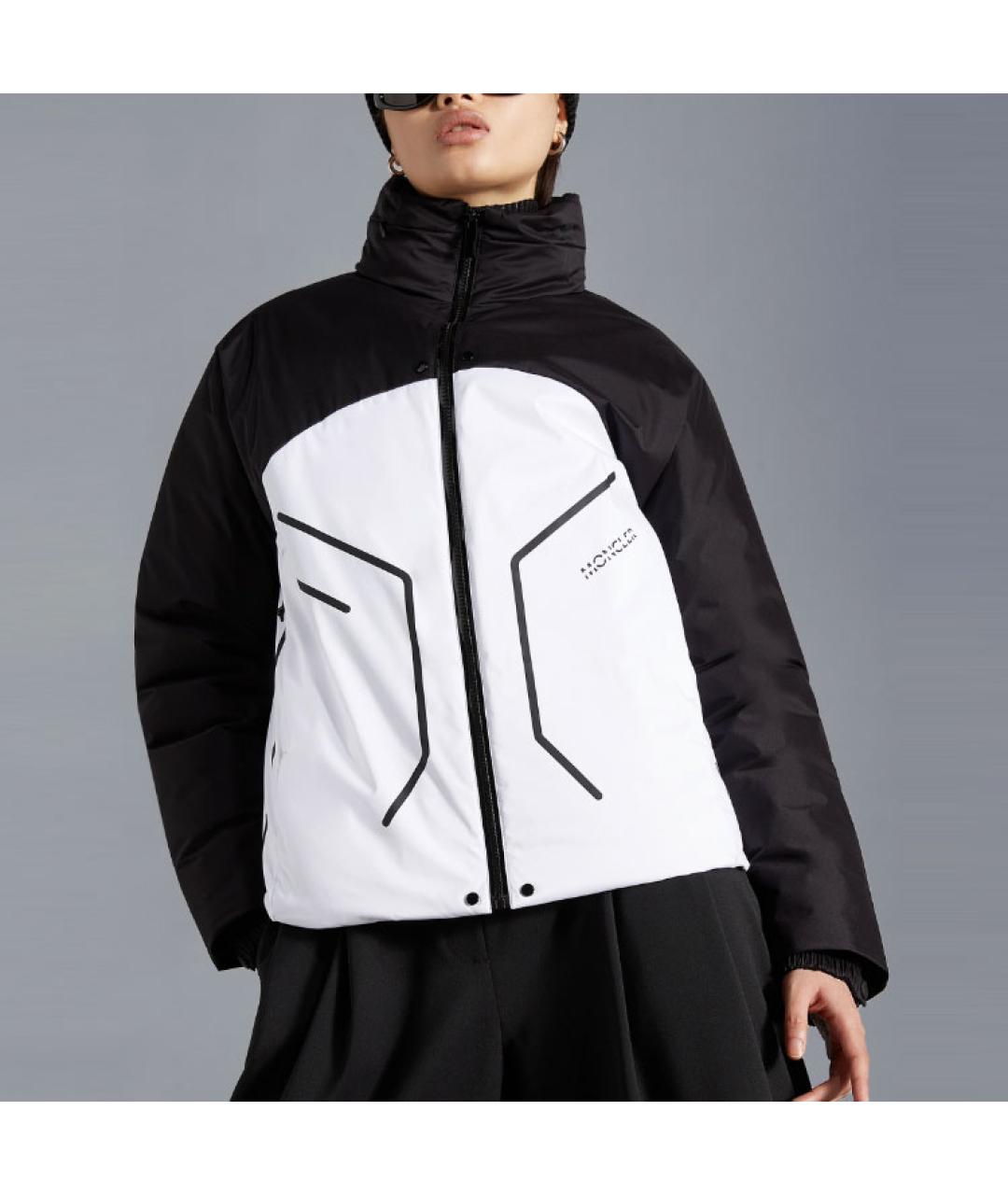 MONCLER Белый пуховик, фото 4