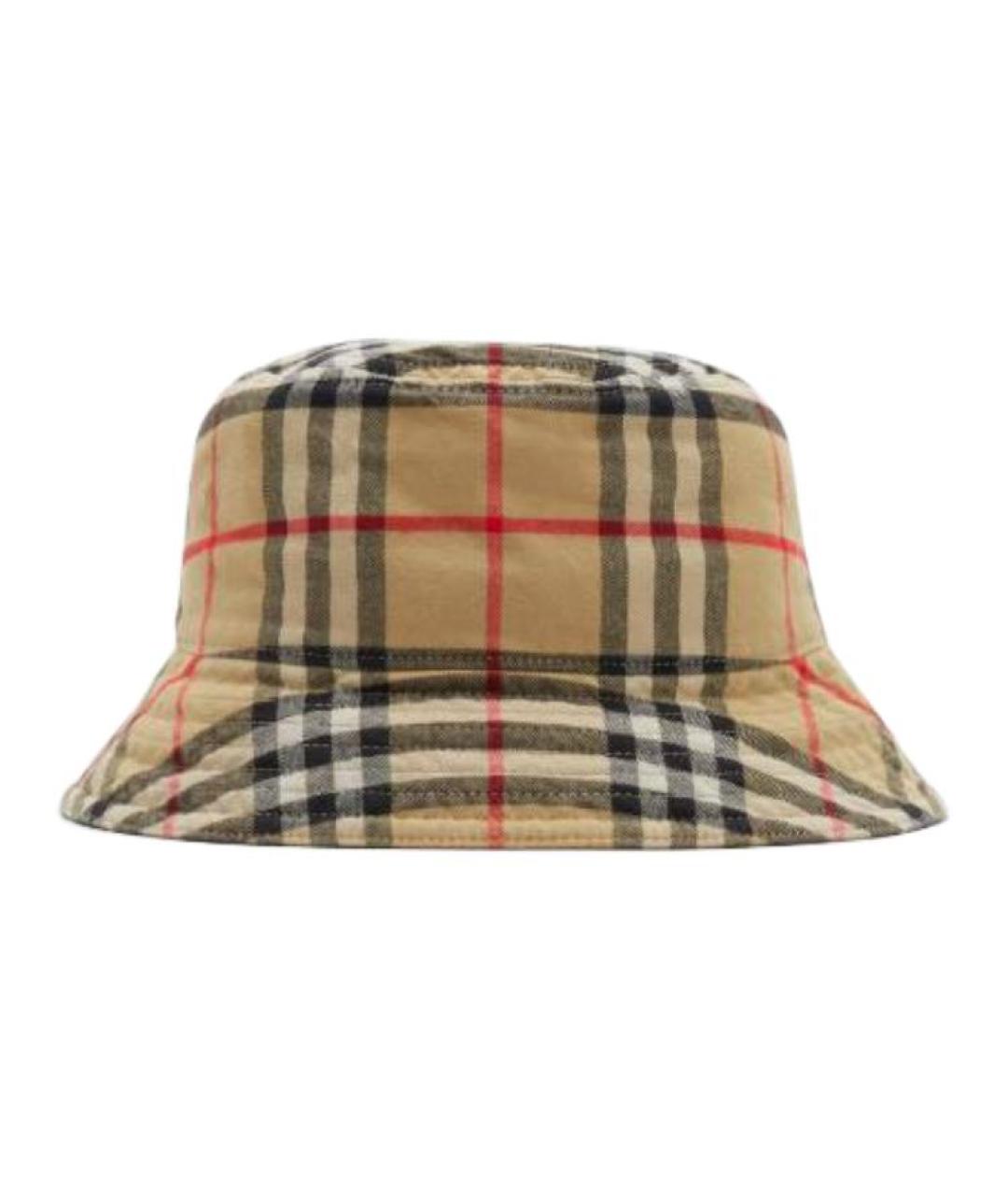 BURBERRY Бежевая хлопковая панама, фото 1