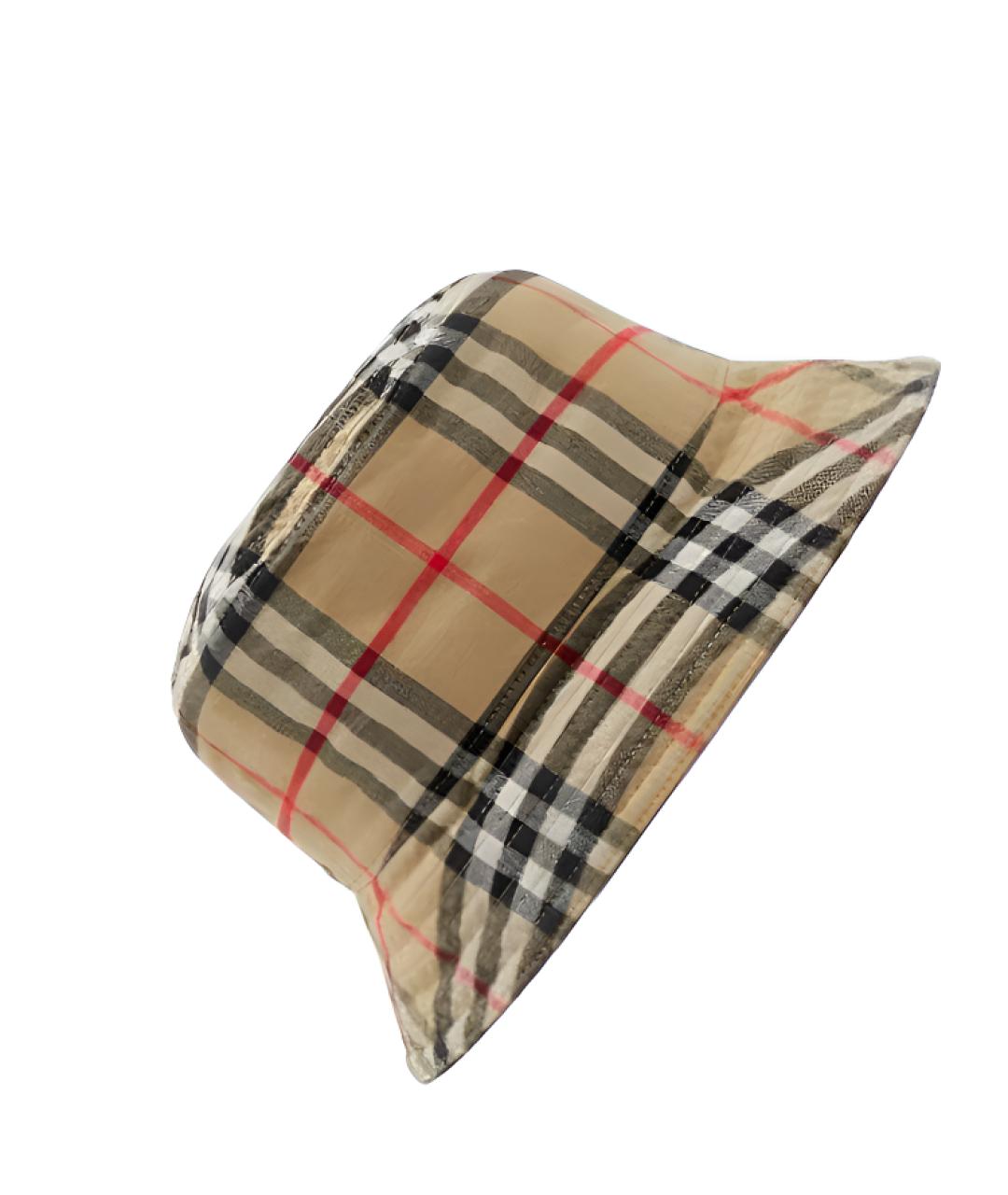 BURBERRY Бежевая хлопковая панама, фото 3