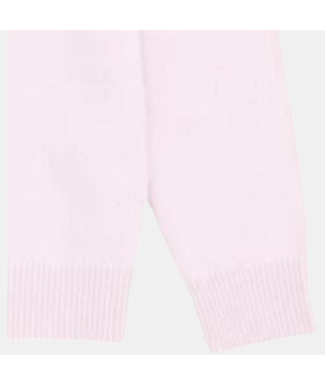 STONE ISLAND Розовый шерстяной джемпер / свитер, фото 3