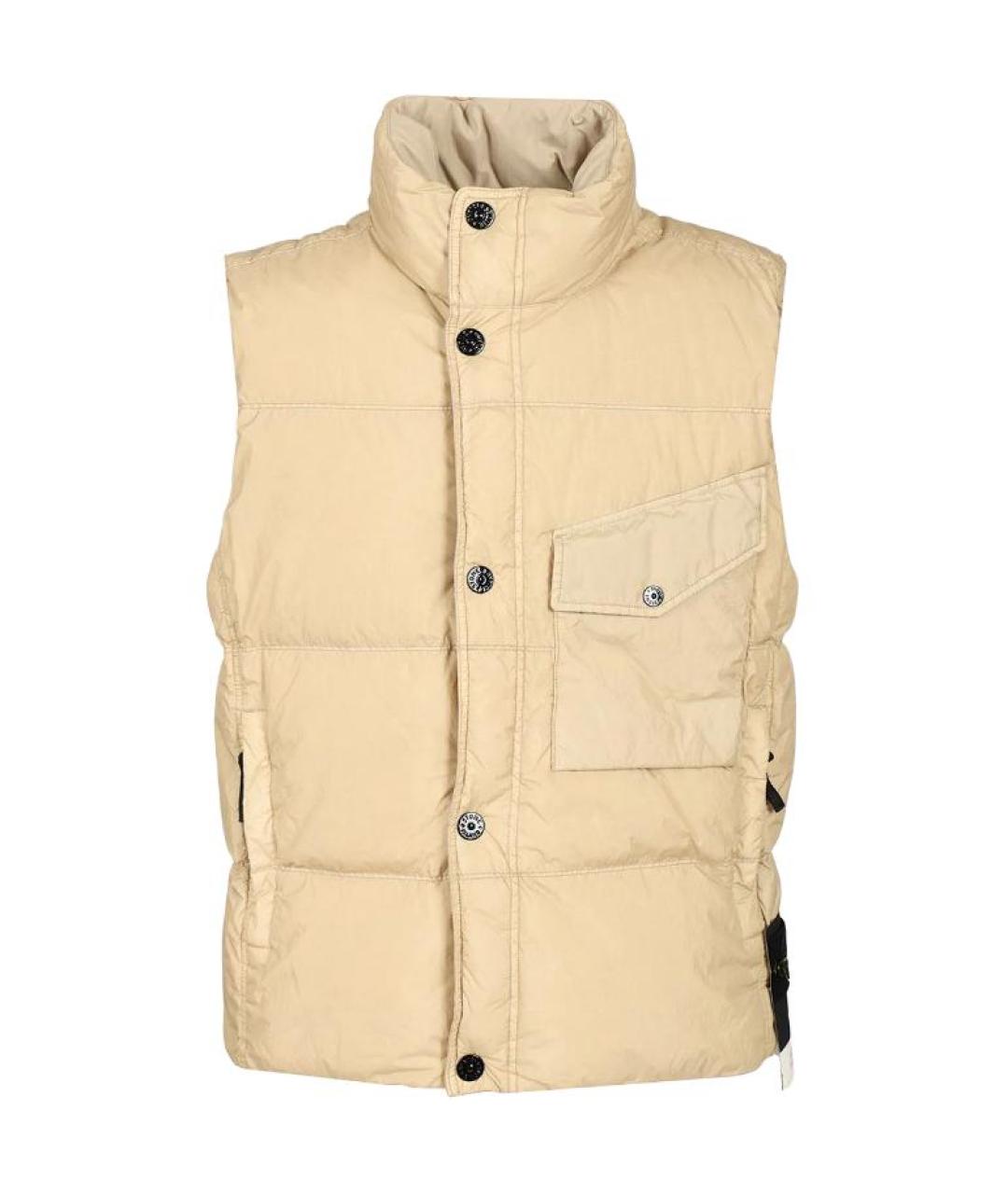 STONE ISLAND Бежевый жилет, фото 1