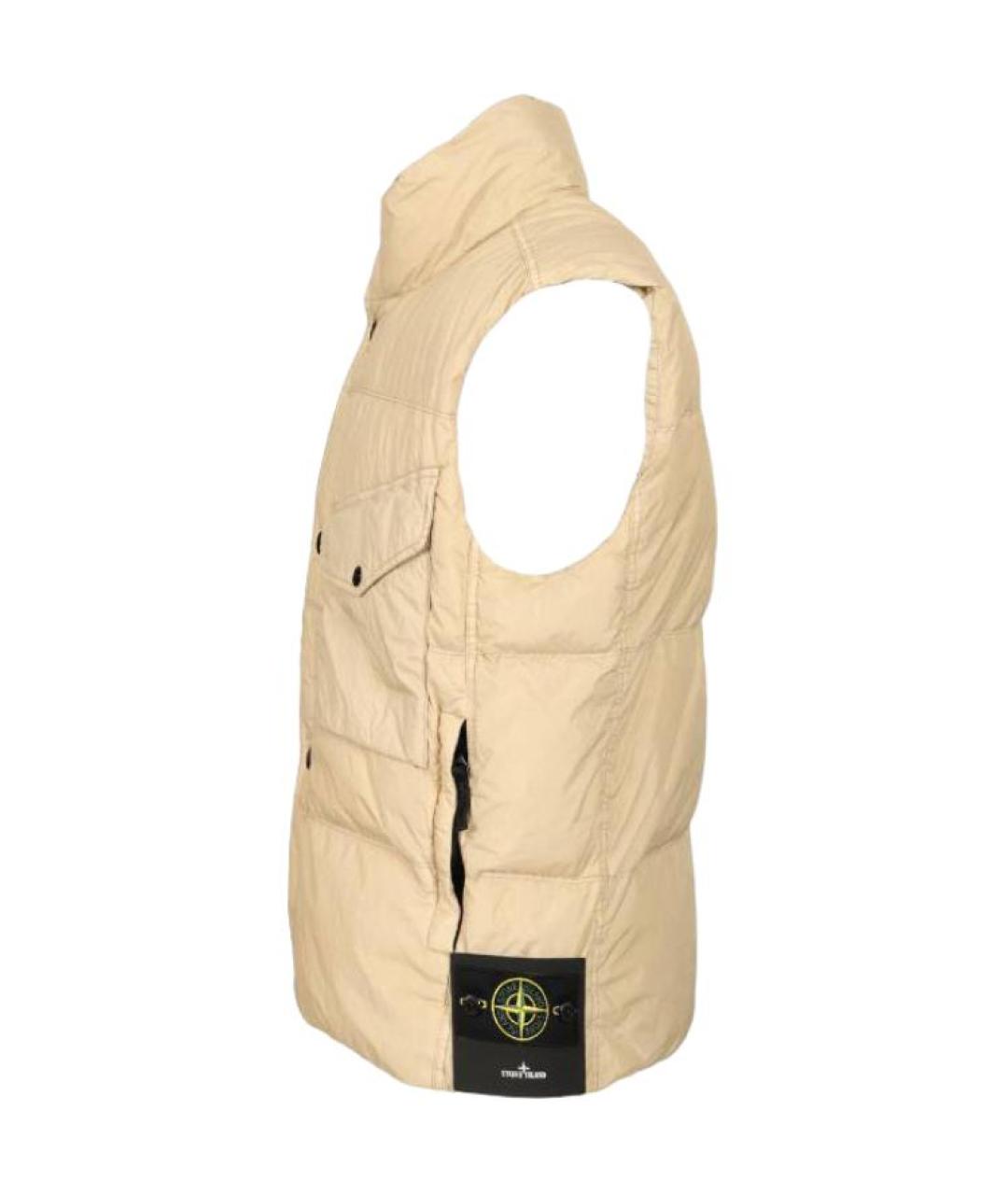 STONE ISLAND Бежевый жилет, фото 3