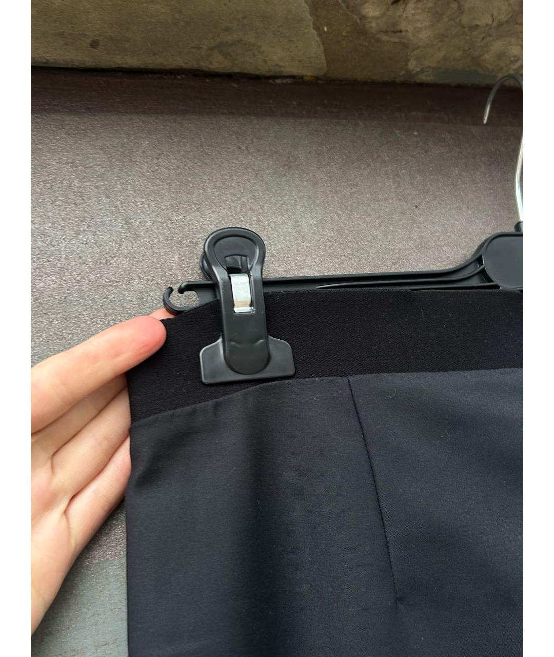 LES COPAINS Черные хлопковые брюки узкие, фото 6