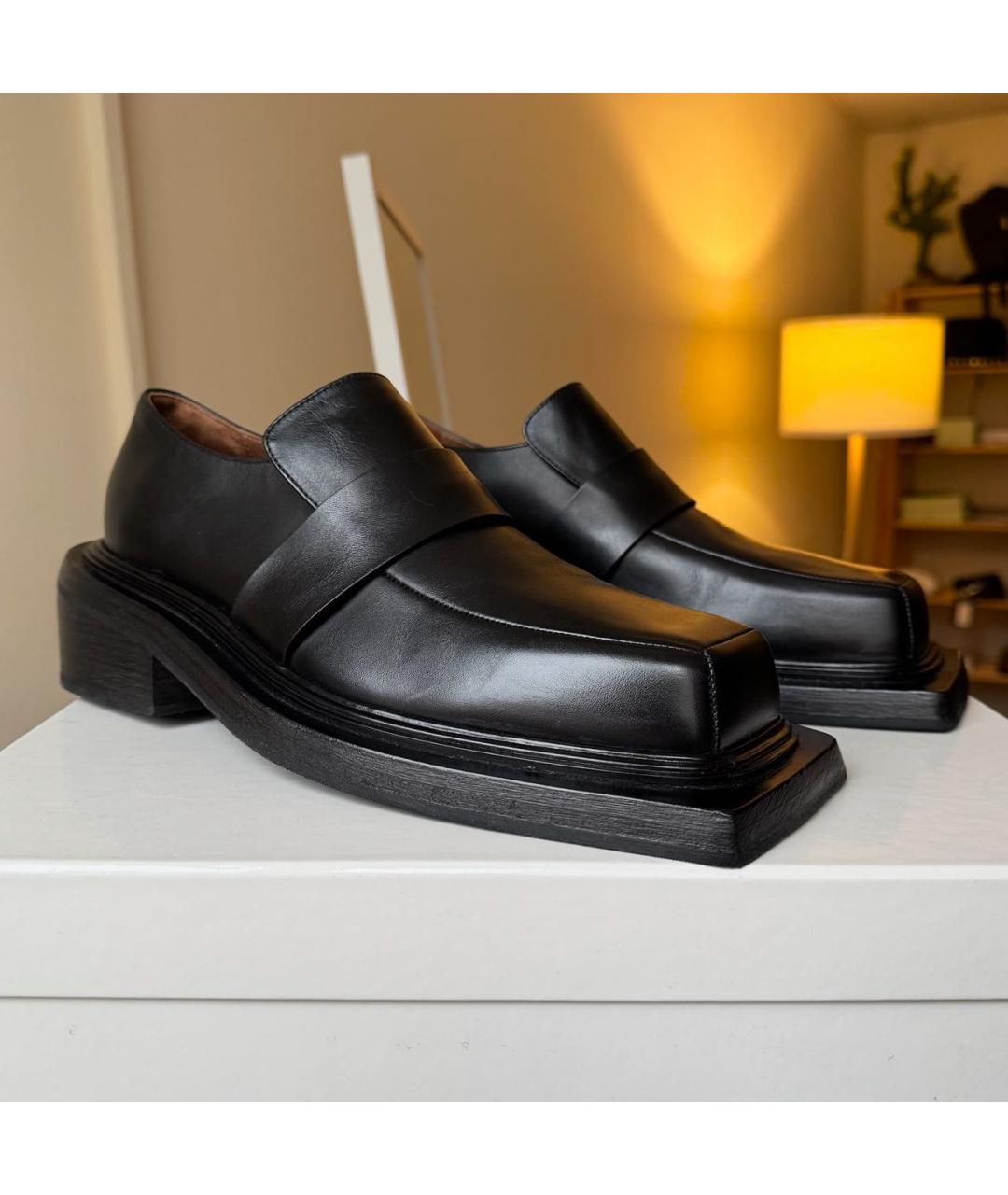 MARSELL Черные кожаные лоферы, фото 2