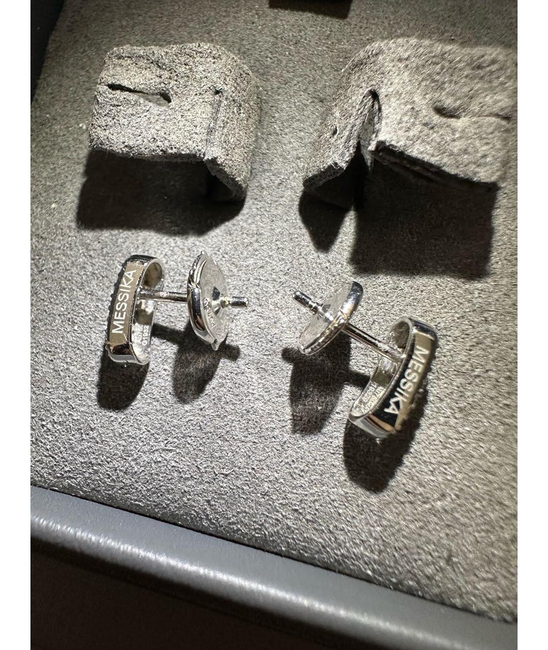 MESSIKA Белые серьги из белого золота, фото 3