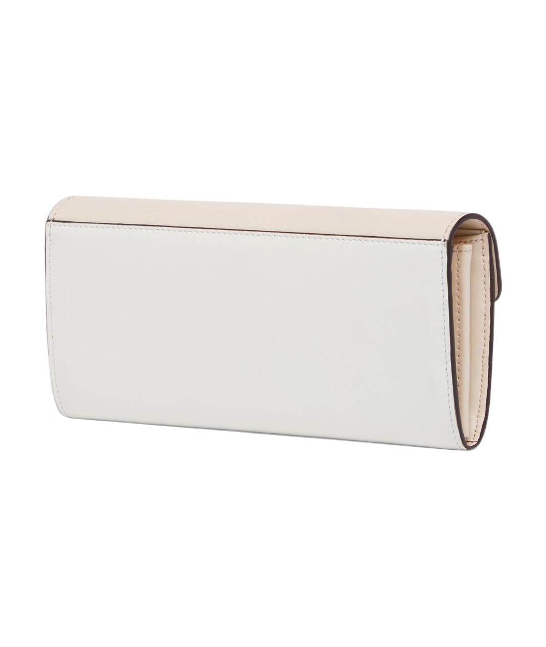 FENDI Белый кожаный кошелек, фото 2