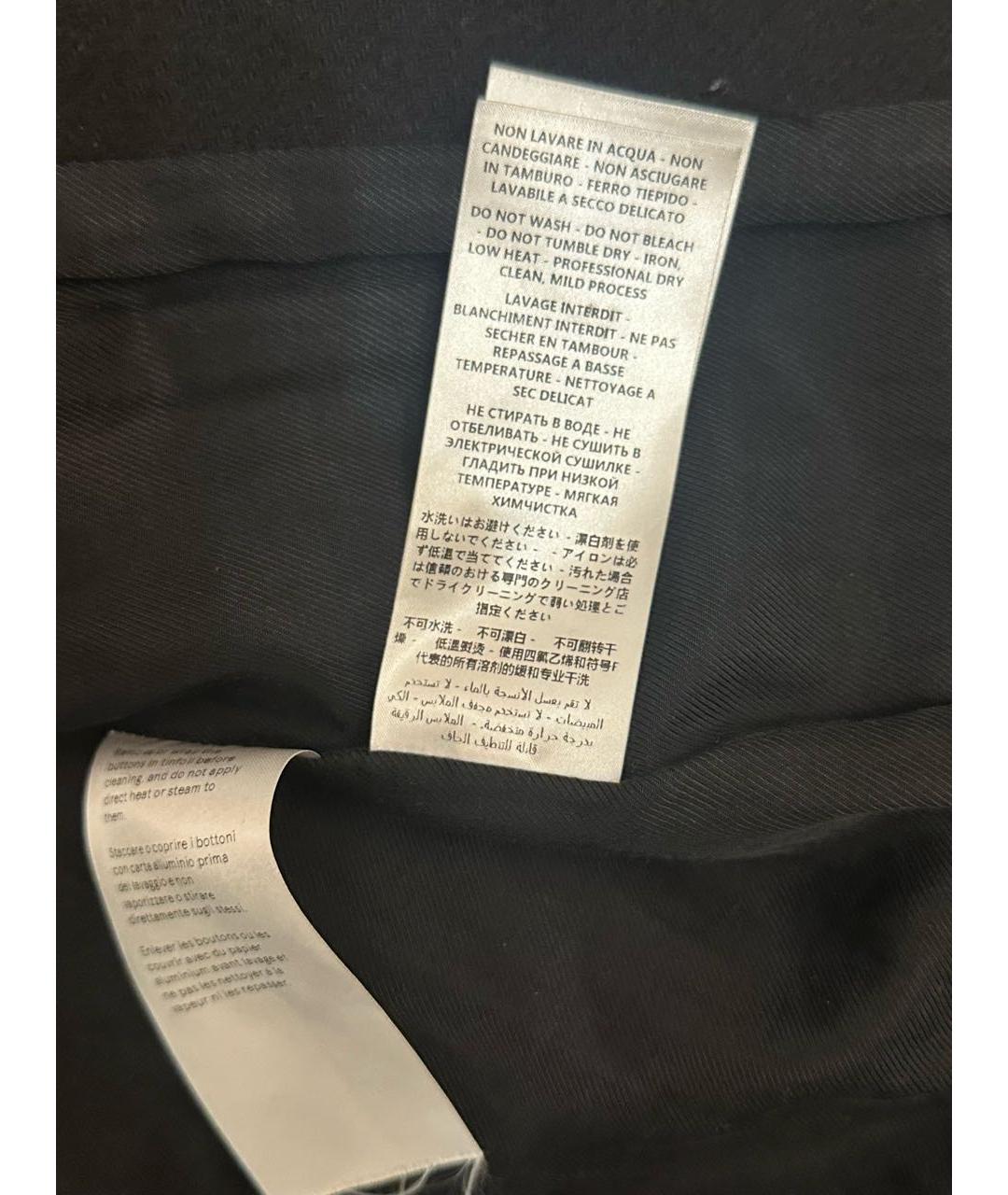 STELLA MCCARTNEY Черное шерстяное пальто, фото 5