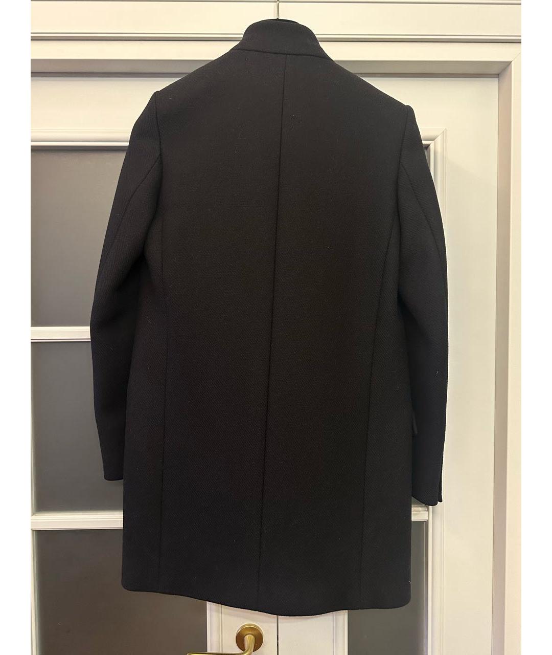 STELLA MCCARTNEY Черное шерстяное пальто, фото 2