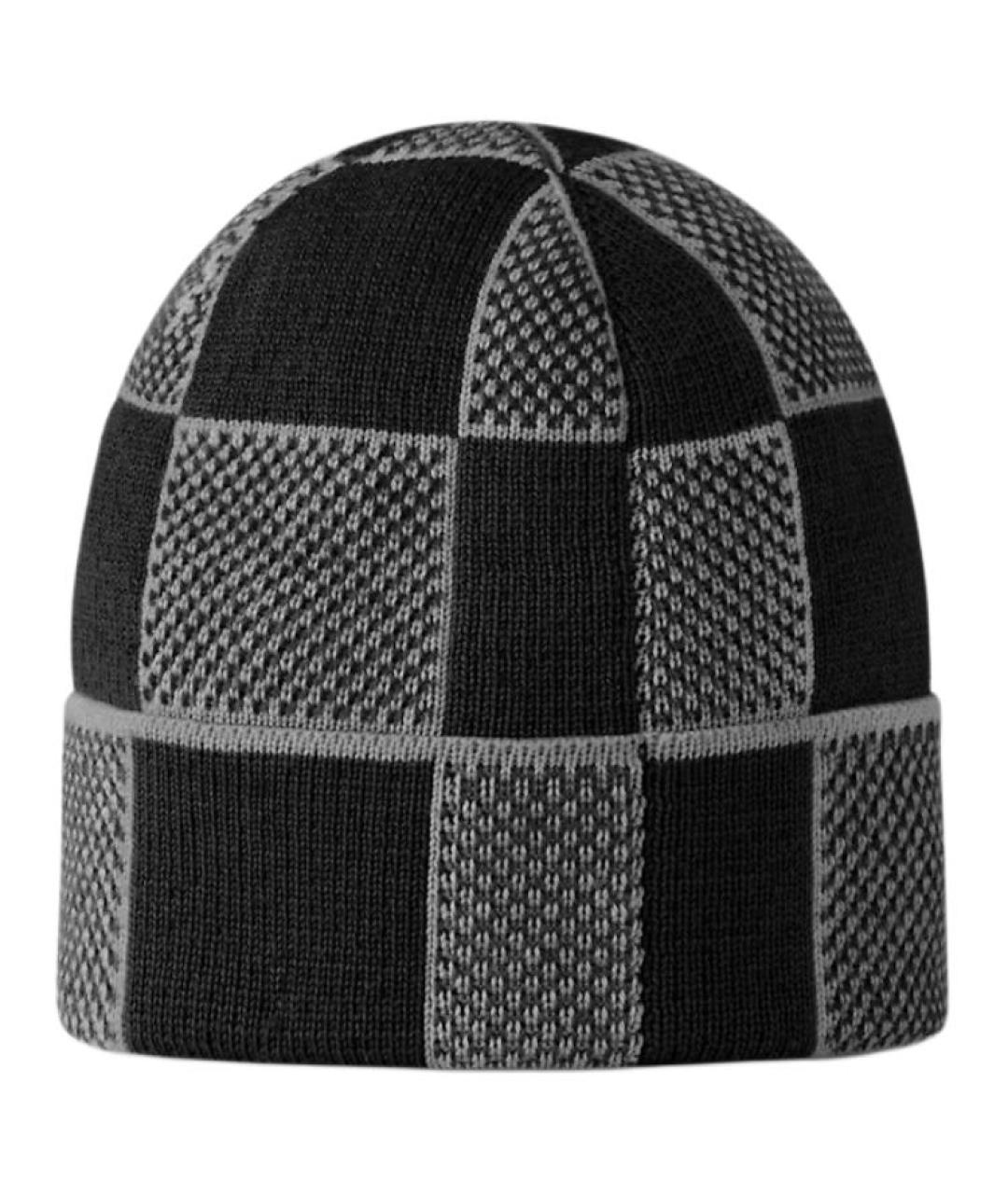 LOUIS VUITTON Серая шерстяная шапка, фото 2