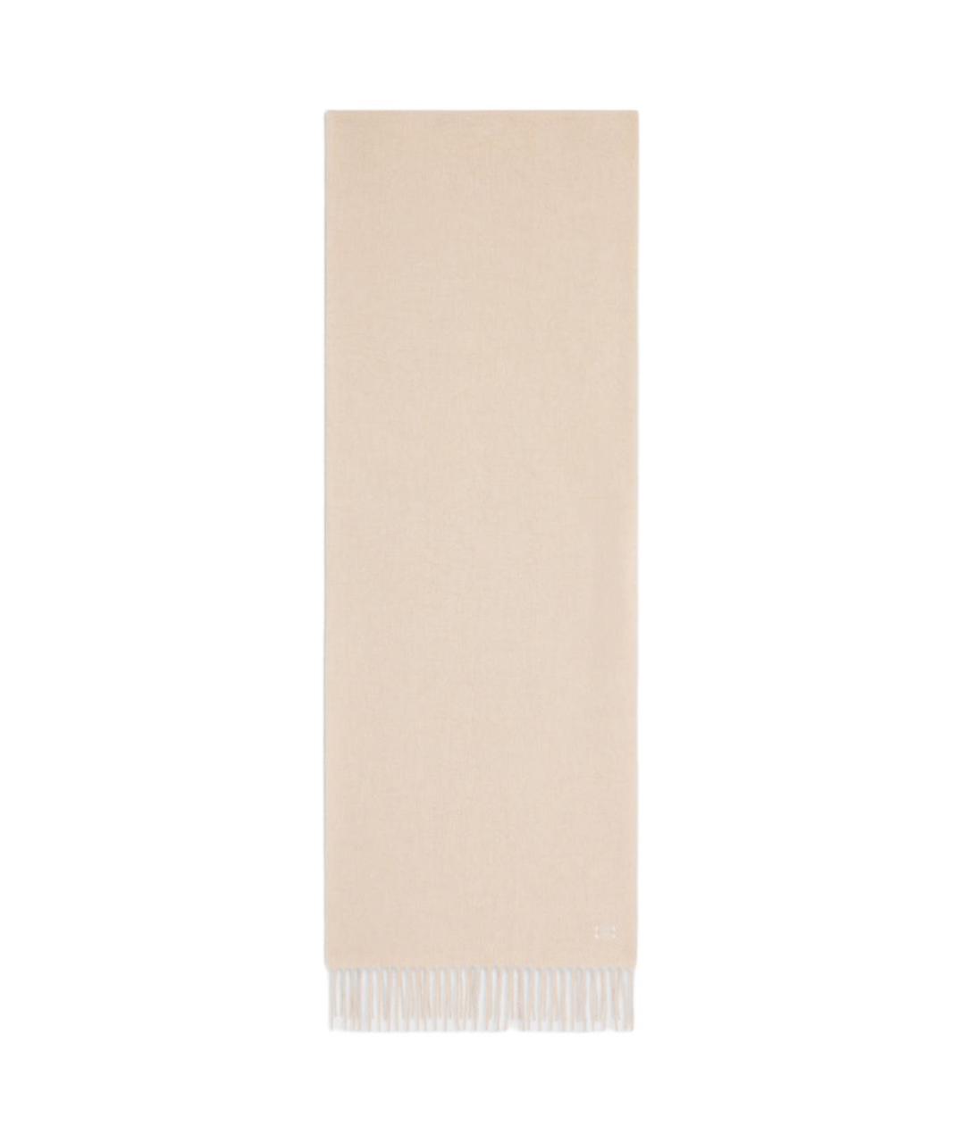 CELINE Бежевый кашемировый шарф, фото 1