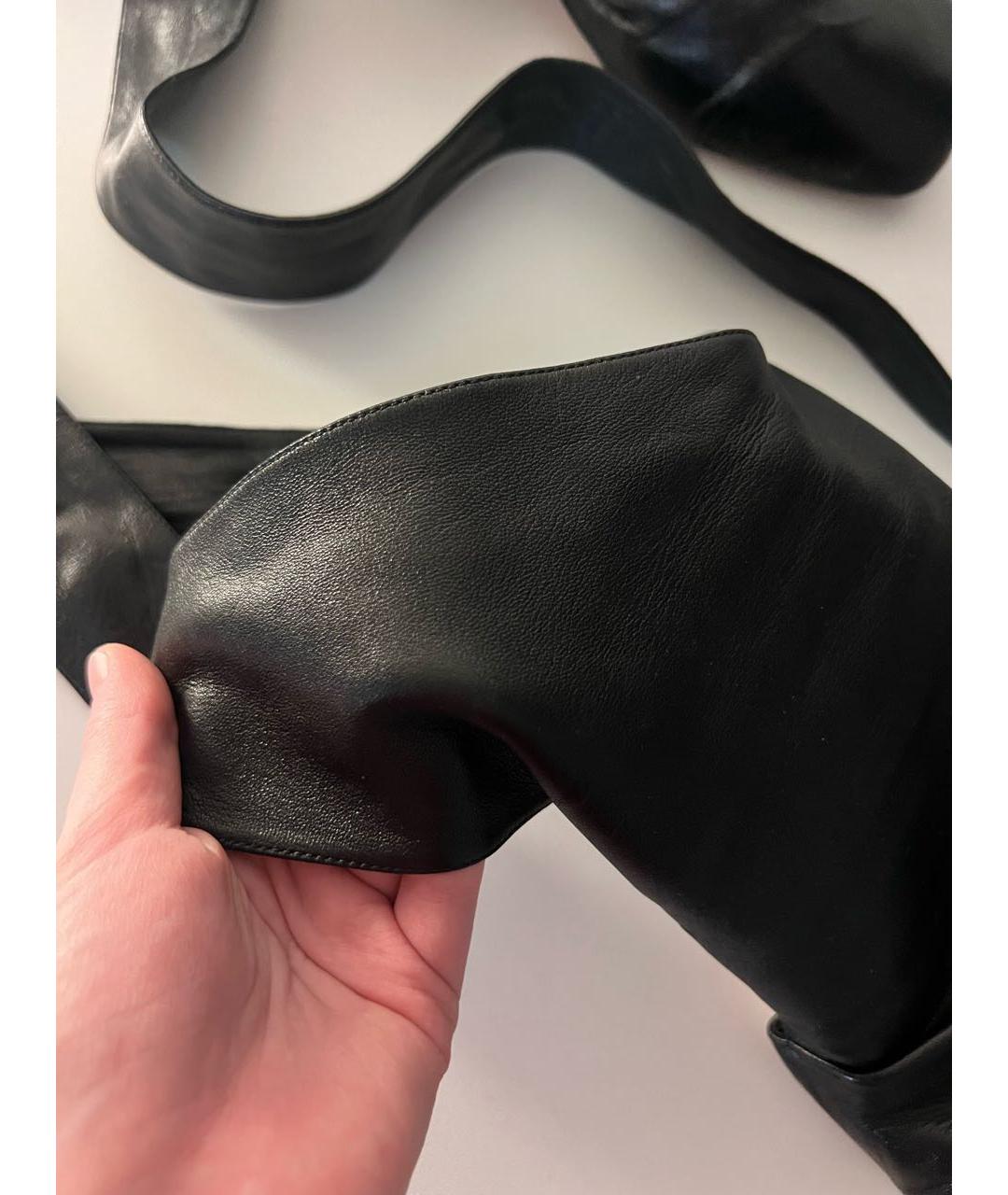 CELINE Черные кожаные ботильоны, фото 7