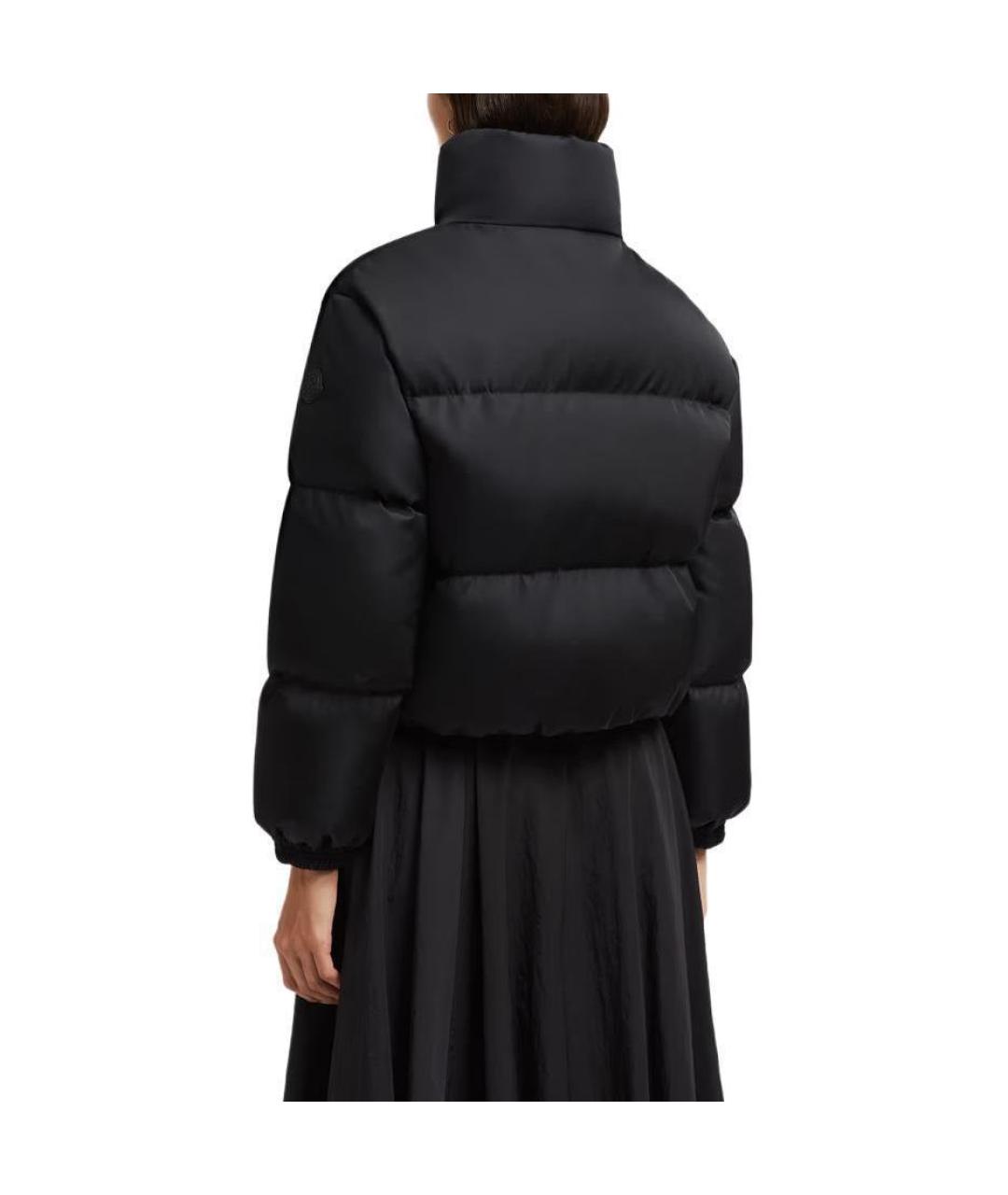 MONCLER Черный пуховик, фото 5