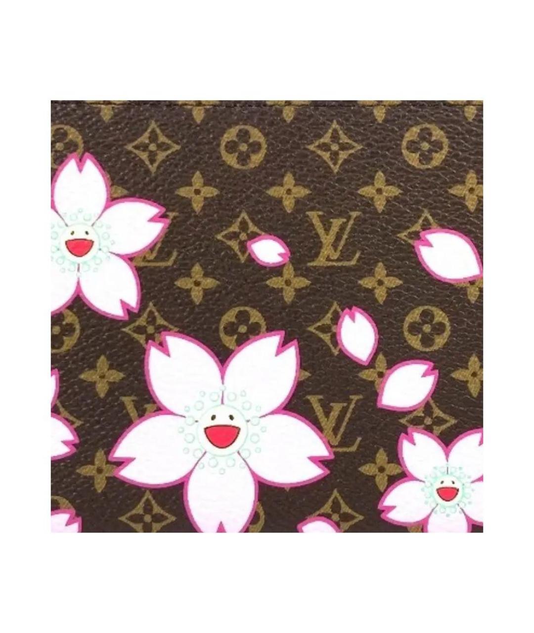 LOUIS VUITTON Коричневый кошелек, фото 2