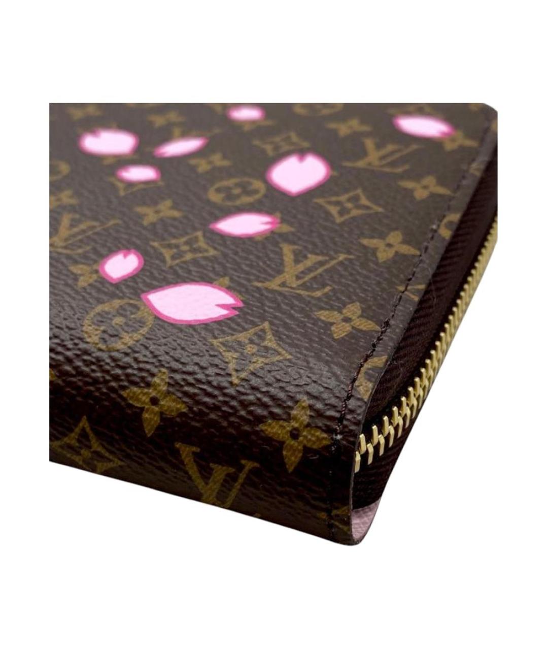LOUIS VUITTON Коричневый кошелек, фото 3