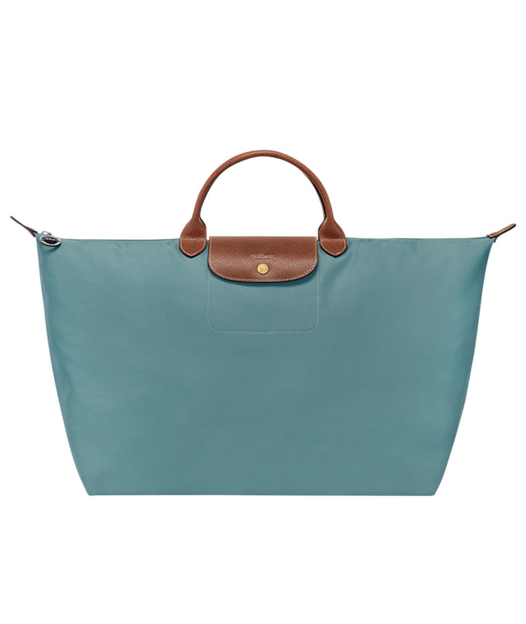 LONGCHAMP Бирюзовая дорожная/спортивная сумка, фото 1
