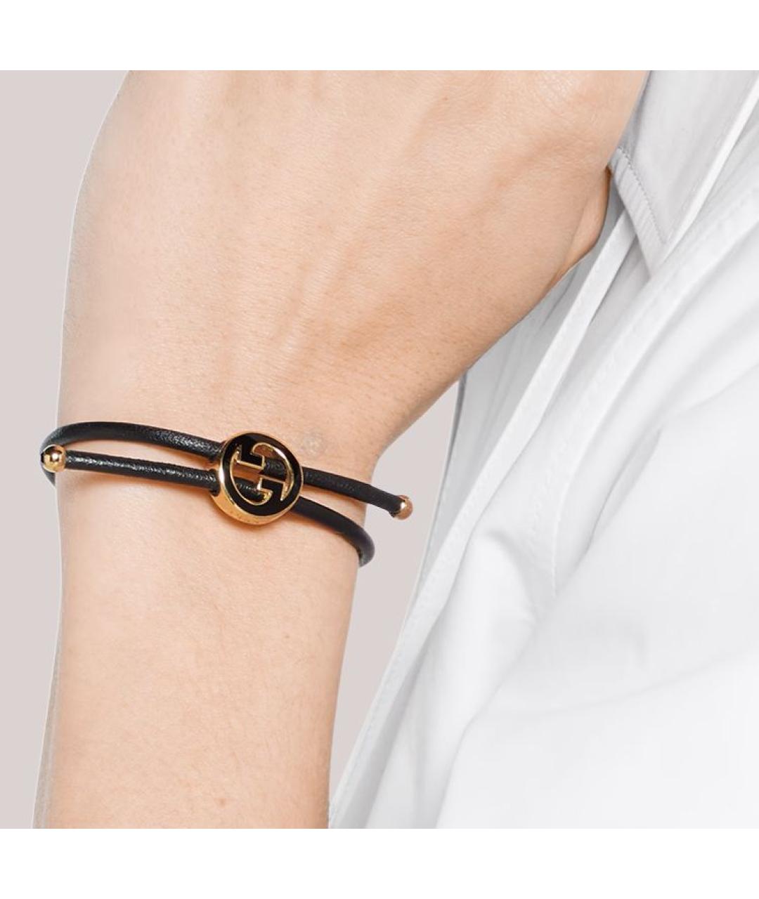 GUCCI Черный браслет, фото 4