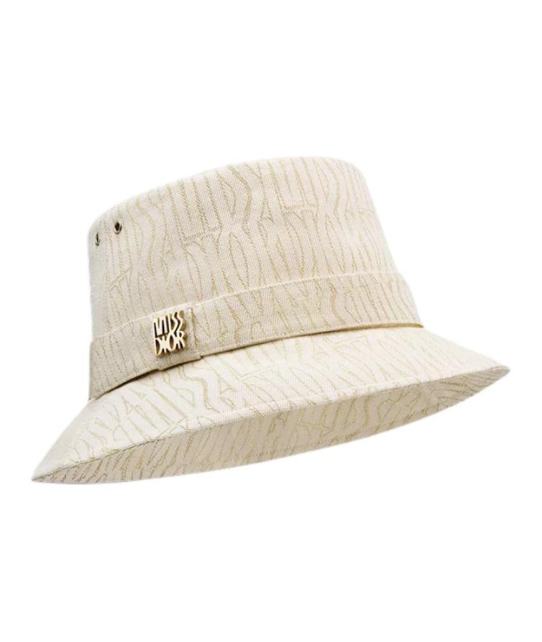 CHRISTIAN DIOR Белая панама, фото 2
