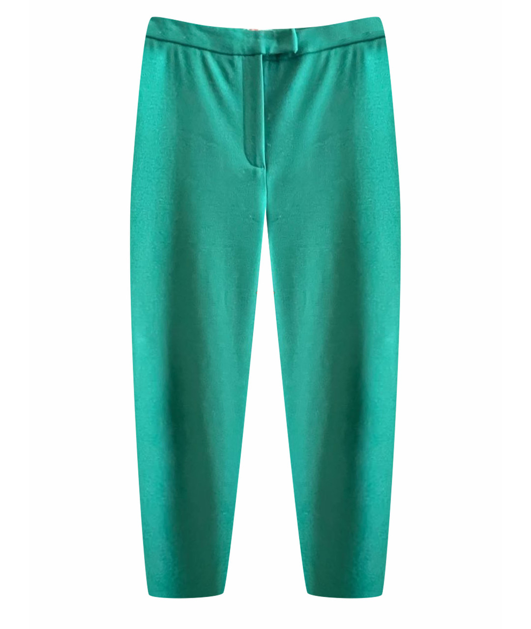 MSGM Зеленые полиэстеровые прямые брюки, фото 1
