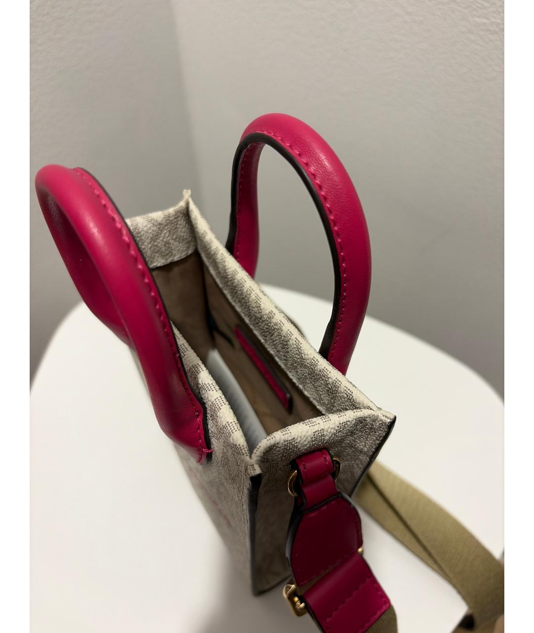 MICHAEL KORS Бежевая сумка с короткими ручками, фото 4