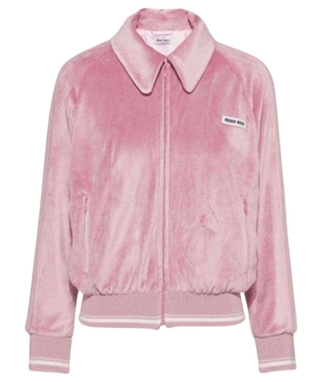 MIU MIU Розовый хлопковый спортивные костюмы, фото 1