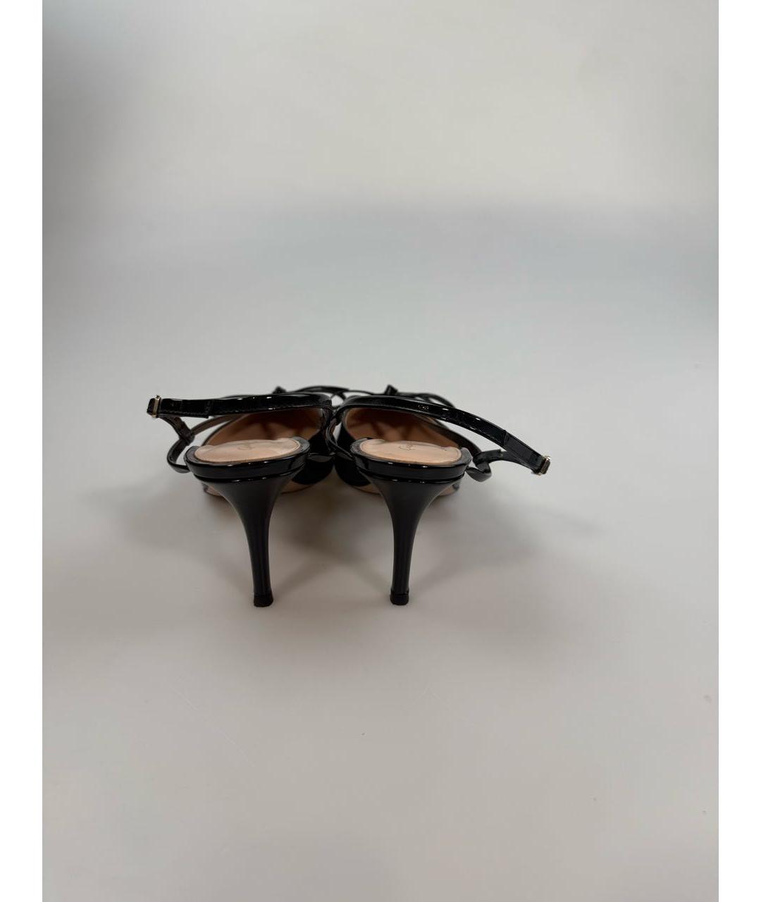 GIANVITO ROSSI Черные туфли из лакированной кожи, фото 4