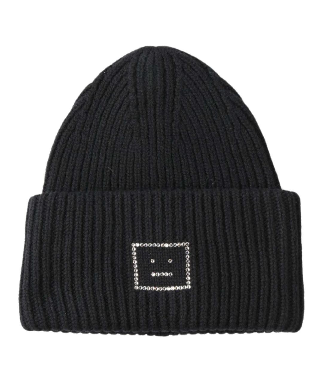 ACNE STUDIOS Черная шапка, фото 1