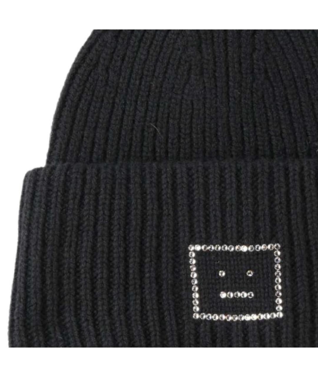ACNE STUDIOS Черная шапка, фото 3