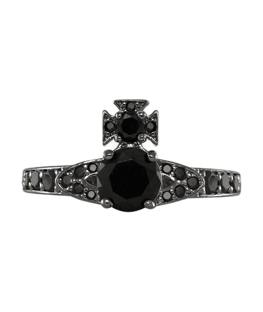 VIVIENNE WESTWOOD Черное кольцо, фото 1