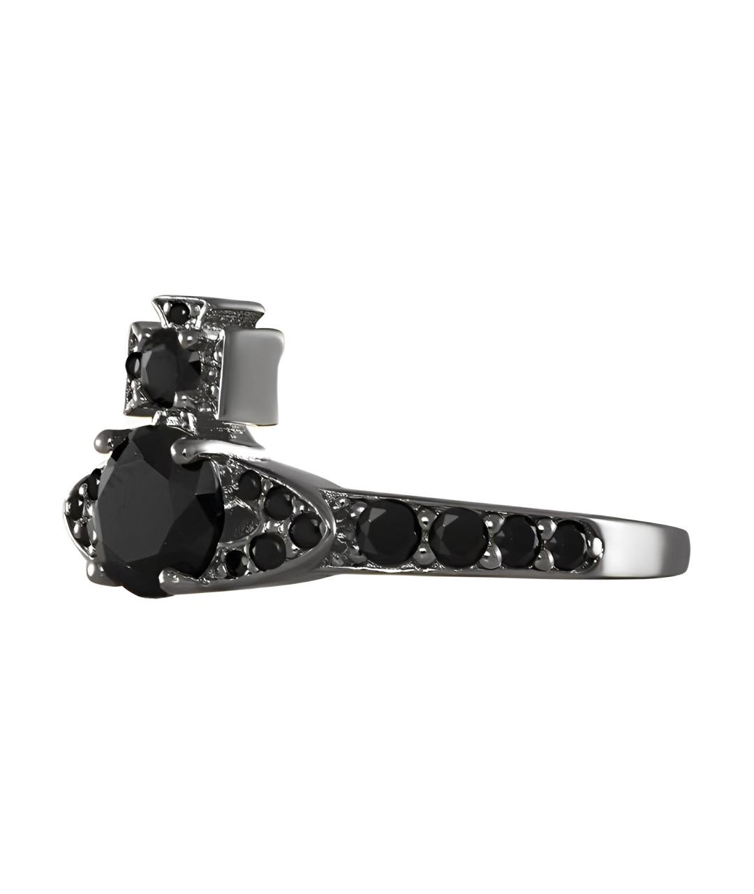 VIVIENNE WESTWOOD Черное кольцо, фото 2