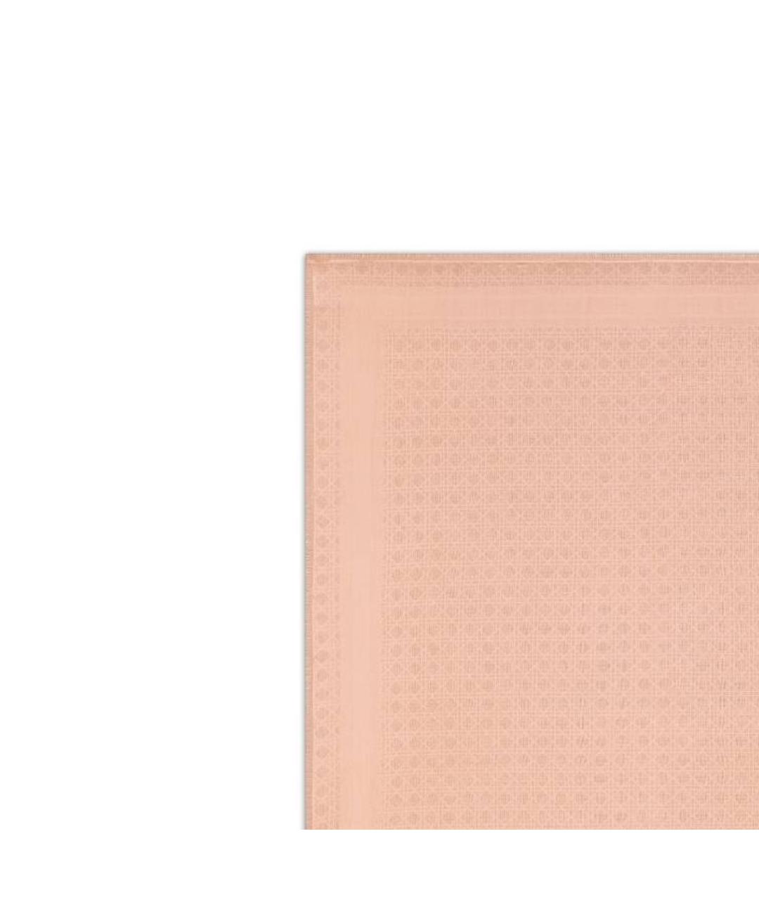 CHRISTIAN DIOR Оранжевый кашемировый шарф, фото 3