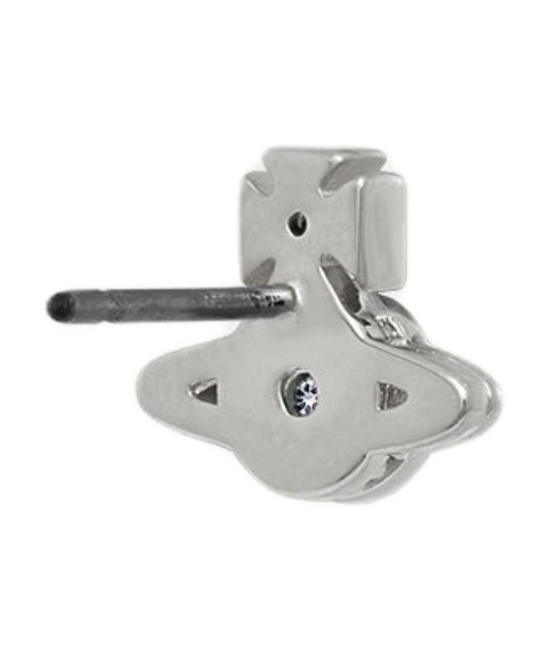 VIVIENNE WESTWOOD Серебряные латунные серьги, фото 2